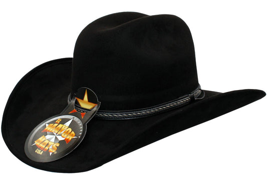 El Mayor Black Suade Chihuahua Felt Cowboy Hat