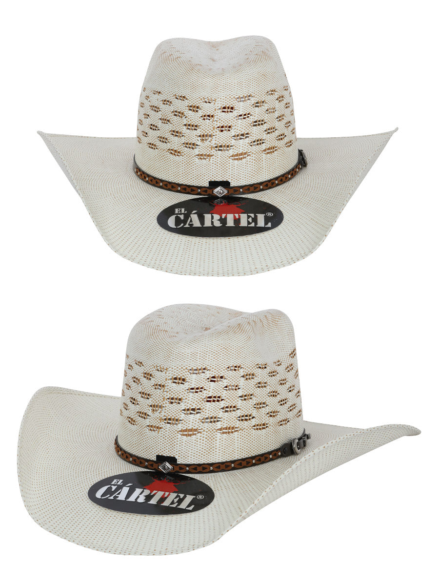 Sombrero Vaquero El Senor de los Cielos Ivory/Tang 100X ZD41634