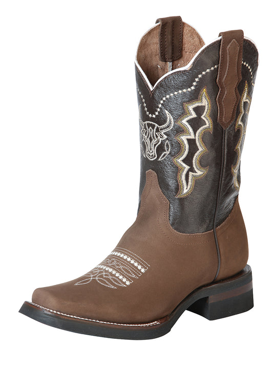 Bota Rodeo Nobuck Camel Horma Rodeo ZD51113